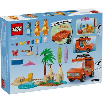 LEGO Bluey niebieski Car Family Trip 11202 — zestaw do zabawy kreatywnej