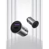 Ładowarka samochodowa Vention Two-Port USB A+A (30+30) Szary Mini Styl Aluminium