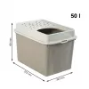Kuweta dla kota rotho Berty Eco Cappuccino — technopolimer, 50 L, 572×393×404 mm, bez BPA, 1 kg