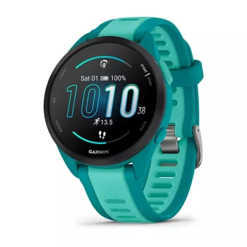 Smartwatch GARMIN Forerunner 165 Music — 43 mm polimerowa obudowa, 1.2 cala AMOLED, 4 GB, GPS/GLONASS/Galileo, 5 ATM