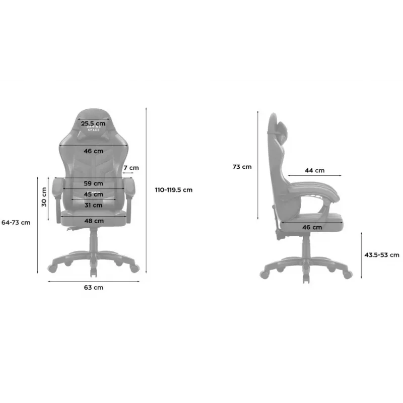 Huzaro Force 2.7 Czarny Carbon fotel gamingowy Czarny
