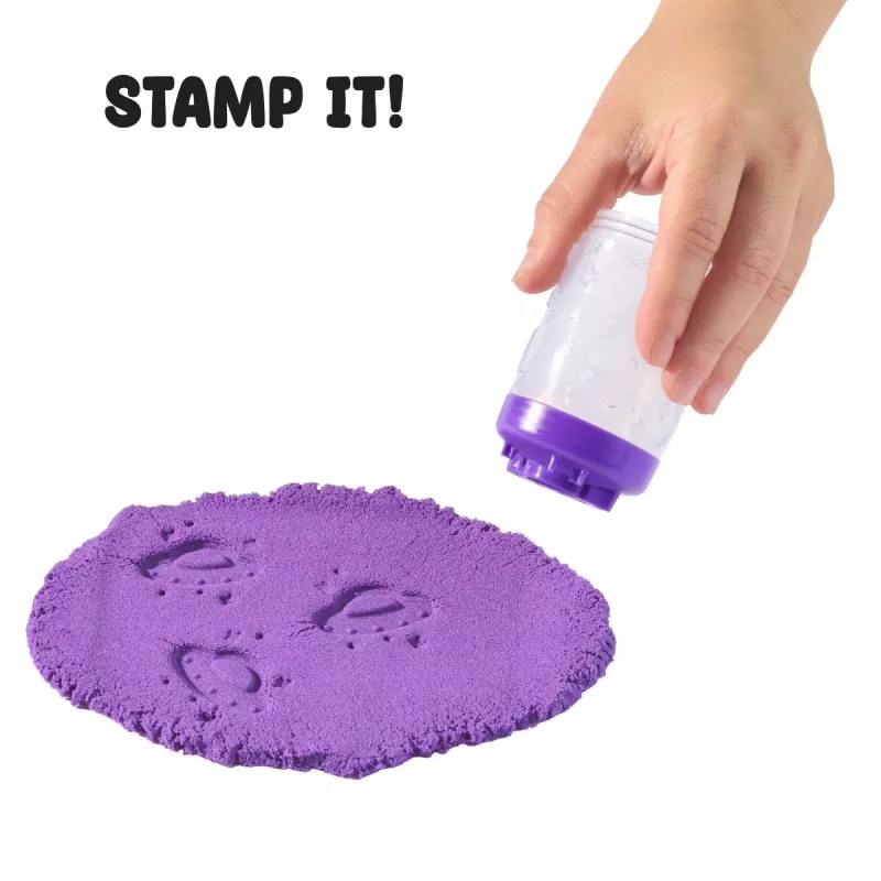 Kinetic sand Wonder Factory Never Dry Sand Bag, fioletowy Teal