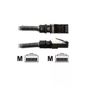 PatchSee PCI6Patch - Kabel krosowy - RJ-45 (M) do RJ-45 (M) - 1,5m - FTP - CAT 6a - Ekranowany, Bezhalogenowy - Czarny (PCI6-F/5)