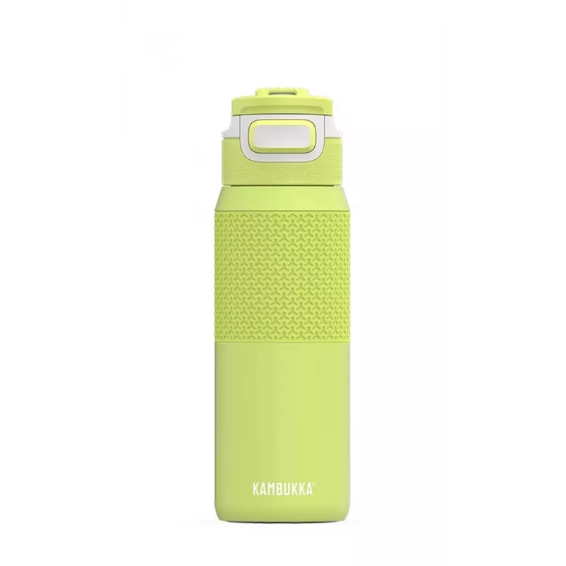 Butelka termiczna Kambukka Elton Mojito 750 ml, zielona, zamykana pokrywa, uchwyt do ręki, bez BPA