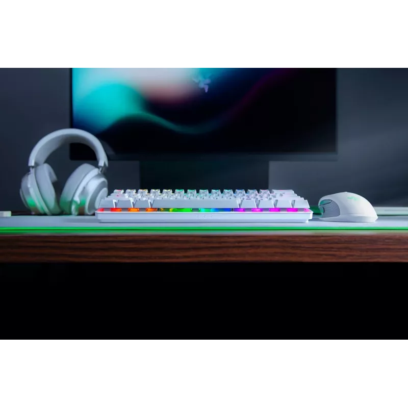Klawiatura RAZER Huntsman Mini - Mercury Ed. Purple Switch - układ US