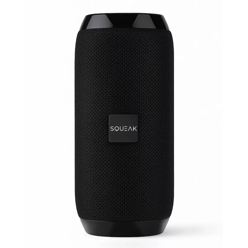 Przenośny głośnik Bluetooth stereo SQUEAK SQ1008 — 14W RMS, Bluetooth 5.3, 1200 mAh, IPX4, FM, LED, AUX, USB