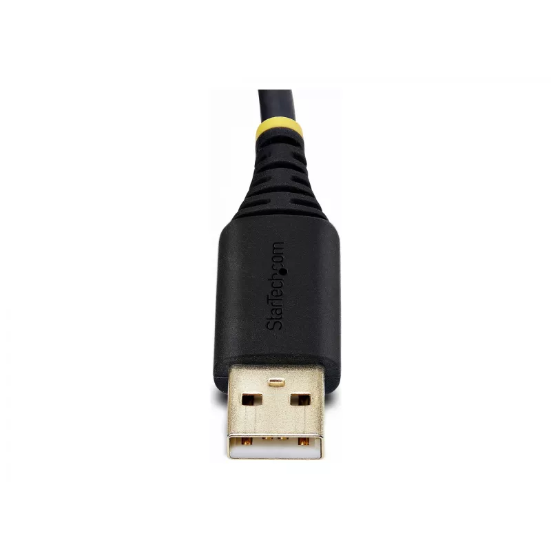 StarTech.com adapter kablowya USB na szeregowe 2-portowy 2ft (60cm), wymienne śruby/nakrętki DB9, zachowanie COM, USB-A na DB9 RS232, FTDI, ochrona ESD poziomu 4, Windows/macOS/ChromeOS/Linux - wytrzymała konstrukcja TPE