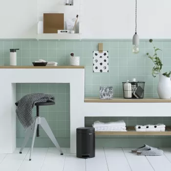 Brabantia Pedal Bin newIcon Round Czarny (11 33 21)