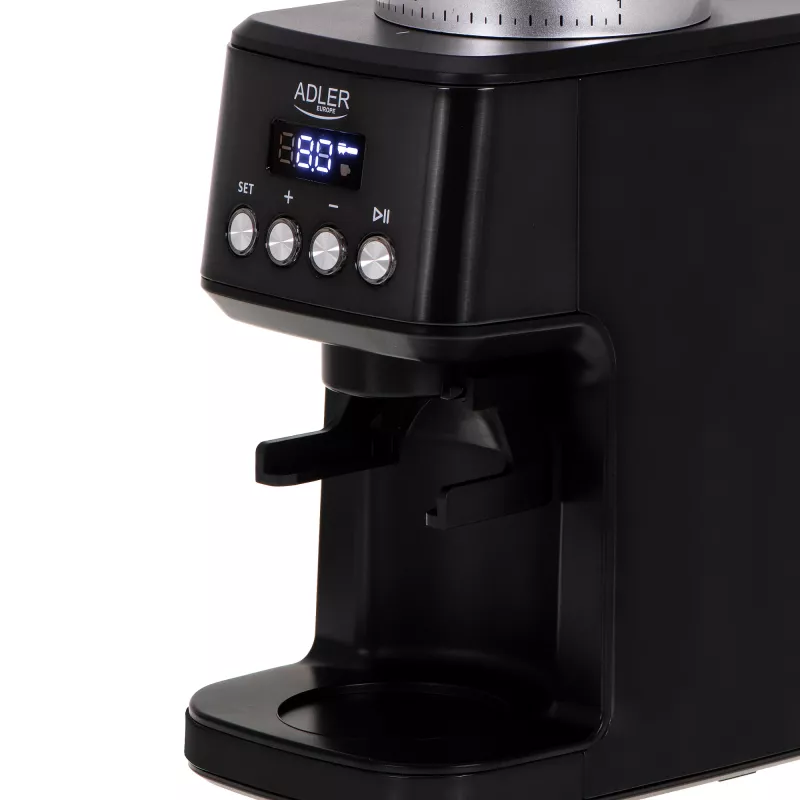 Młynek do kawy żarnowy Adler | AD 4300 | 180 W | Pojemność na ziarna 300 g | Czarny