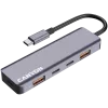 Canyon DS-18 - Hub USB-C - 5 portów - 1x USB-C 5V DC ładowanie - 2x USB-C - 10 Gb/s - 2x USB 3.2