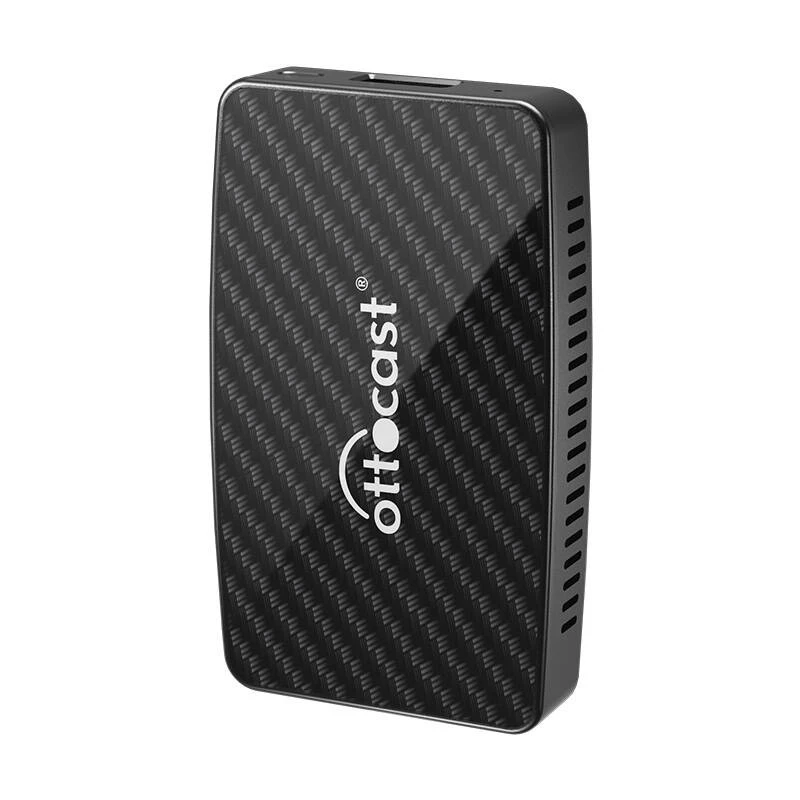 Adapter CarPlay/Android Ottocast CA400-S — 4-w-1: bezprzewodowy CarPlay i Android Auto, przewodowy Apple CarPlay i Android Auto, czarny