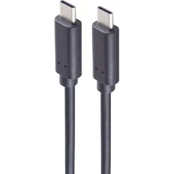 Kabel USB ShiverPeaks BS13-48155 1.5m USB C Czarny 20 Gbit/s