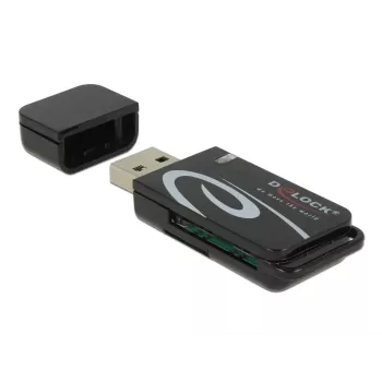 Czytnik kart DeLOCK Mini USB 2.0 z gniazdem SD i Micro SD
