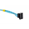 Kabel SATA Supermicro CBL-0186L 4x okrągły 0,56 m, SATA I, prosty męsko-męski, czarny/niebieski/biały