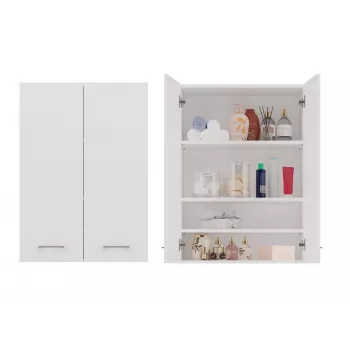 Topeshop POLA MINI DD biała szafka łazienkowa Biały