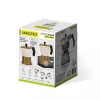 Aluminiowy kafetier na kuchenkę Maestro MR-1657-3-BEŻOWY – ekspres do espresso na 3 filiżanki, beżowy
