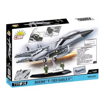Klocki konstrukcyjne Cobi Boeing F-15EX Eagle II zestaw modelarski COIB-5900, kolekcjonerski model do sklejania