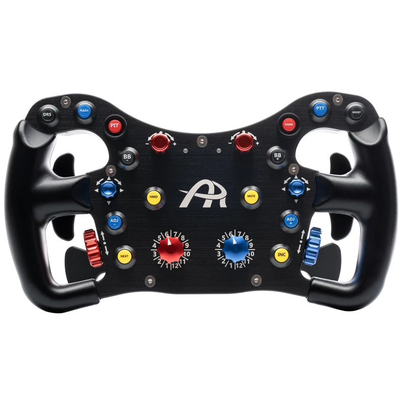 Kierownica wyścigowa Ascher Racing F64-USB V3 — ergonomiczna konstrukcja motylkowa, połączenie USB