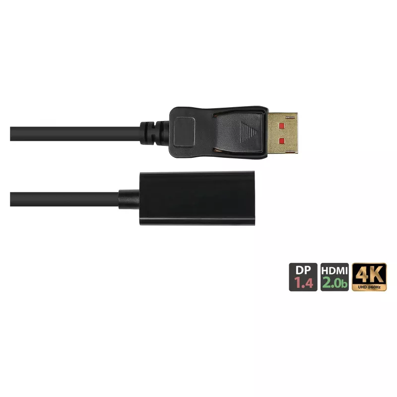Good Connections Adapter DisplayPort 1.4 St na HDMI 2.0b Bu 4K @60Hz ok. 20cm