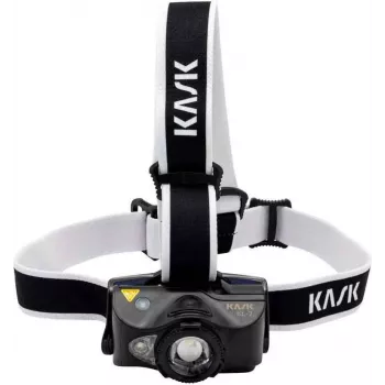 Lampa czołowa KASK WLA00002-240 KL-2 240 – ręcznie sterowana diodowa lampa nahełmowa LED, czarno-biała