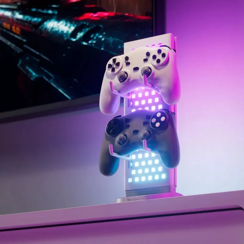 Nanoleaf Pegboard Desk Dock, Biały | 15 W | RGB