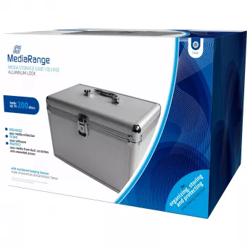 Pudełko MediaRange BOX75 na 200 płyt Srebrny