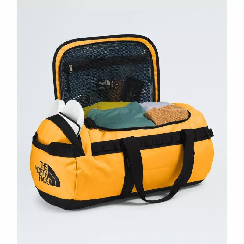 The North Face NF0A52SA torba sportowa 71 L Nylon, Poliester Czarny, Żółty
