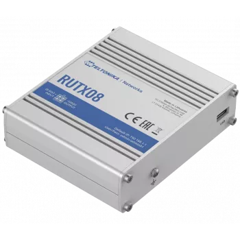 Teltonika RUTX08 router przewodowy Gigabit Ethernet Stal nierdzewna