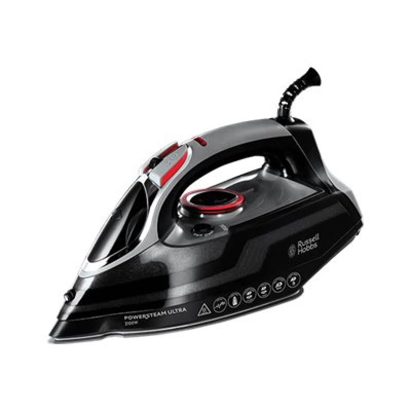 Żelazko Russell Hobbs 20630-56 Żelazko parowe i suche Ceramiczna stopa 3100 W Czarny, Szary