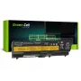 Bateria zielony Cell LE05 do Lenovo ThinkPad T410 T420 T510 T520 W510 Edge 14 15 E525 — 11,1 V 4400 mAh Li-Ion, 6 ogniw, czarna