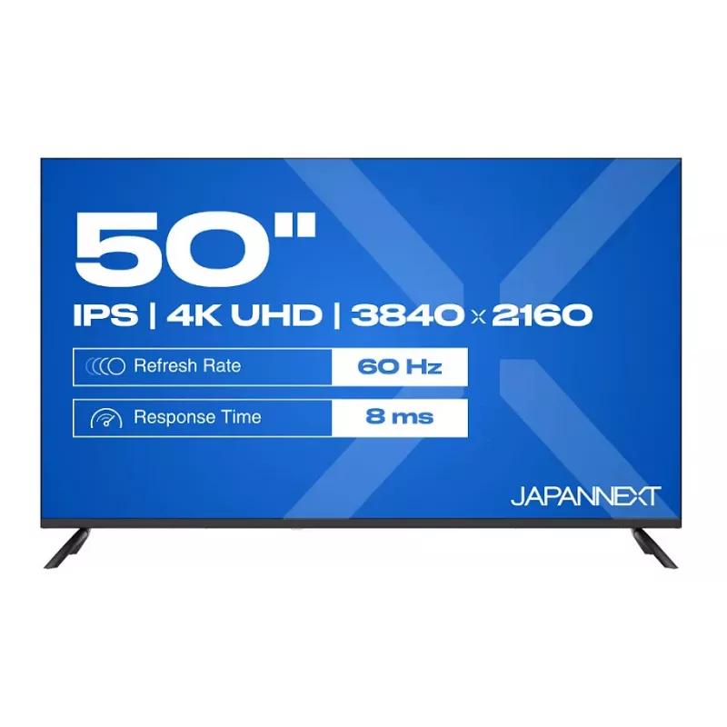 Monitor JAPANNEXT JN-IPS500UHD60F 127 cm (50 cali) 16:9 IPS UHD, Klasa efektywności energetycznej E
