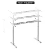 Regulowana rama stołu Up Up Bjorn, biały