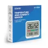 Wewnętrzny czujnik temperatury i wilgotności SAVIO CT-01/W, wyświetlacz LCD, -10–55°C, 10–99%RH, bateria CR2032