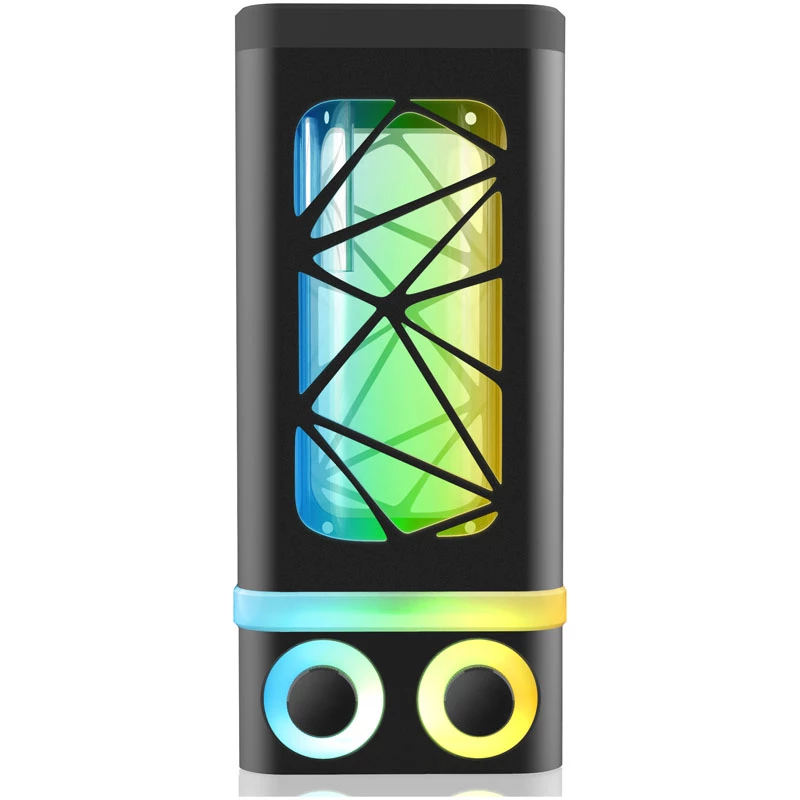 RAIJINTEK ANTILA PURE R100B zbiornik wyrównawczy 172,5 mm ARGB czarny do niestandardowego chłodzenia cieczą