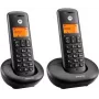 Motorola E202 Duo DECT telephone Czarny