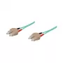 Kabel krosowy LWL Duplex OM3 (Multimode, 50/125) SC/SC, LSZH, odwracalna polaryzacja, 2m, Good Connections®