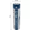 ANSMANN - Bateria 18650 - Li-Ion - 2600 mAh - 9,36 Wh - Srebrny (1307-0000)