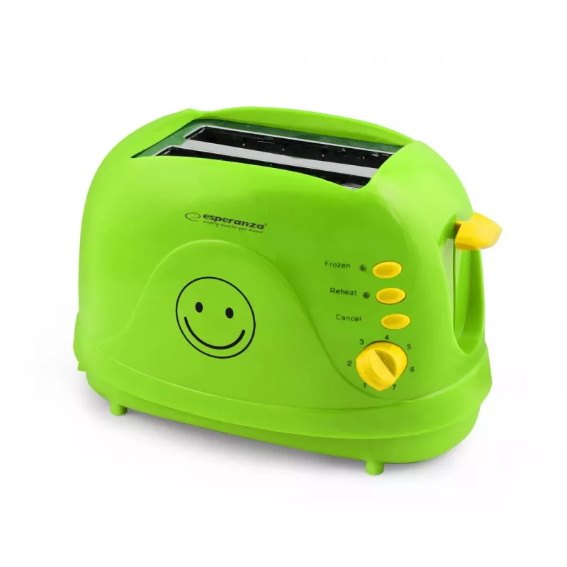 Esperanza EKT003 Smiley toster, 750 W, zielony