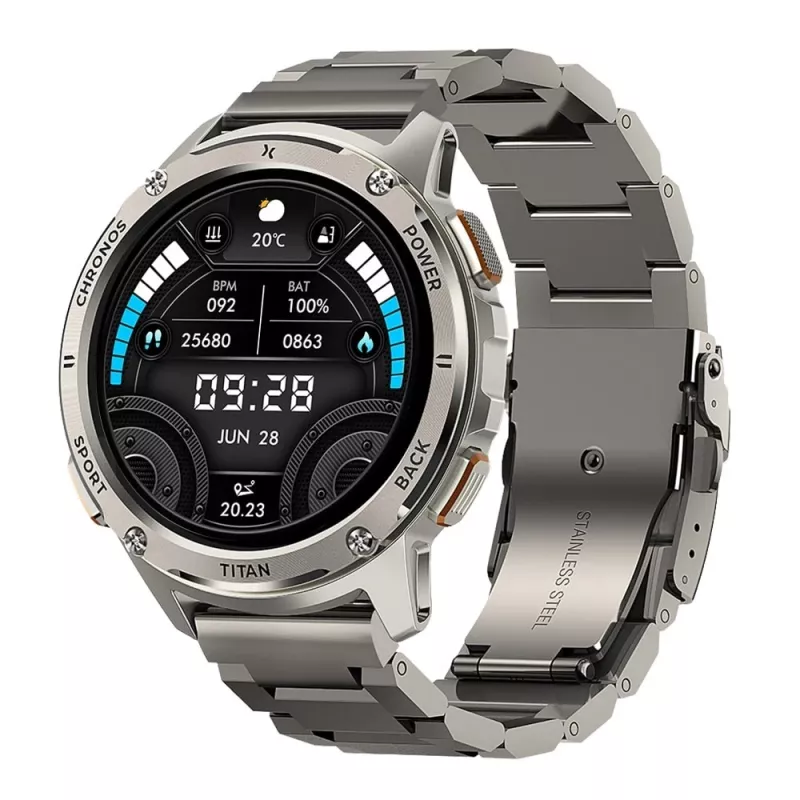 Smartwatch FW110 Titan Chronos srebrny