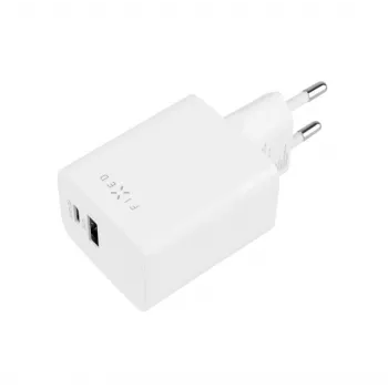 Ładowarka podróżna FIXED Fixed Mini USB-C/USB 45W — kompaktowa dwuportowa ładowarka z USB-C i USB-A