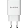CANYON H-20, PD 20W Wejście: 100V-240V, Wyjście: 1 port ładowania: USB-C:PD 20W (5V3A/9V2.22A/12V1.67A), wtyczka EU, zabezpieczenie przed przepięciem, przegrzaniem, przeciążeniem i zwarciem