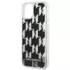 Karl Lagerfeld KLHCP14MLMNMK iPhone 14 Plus 6.7 hardcase czarny / czarny Liquid Glitter Monogram