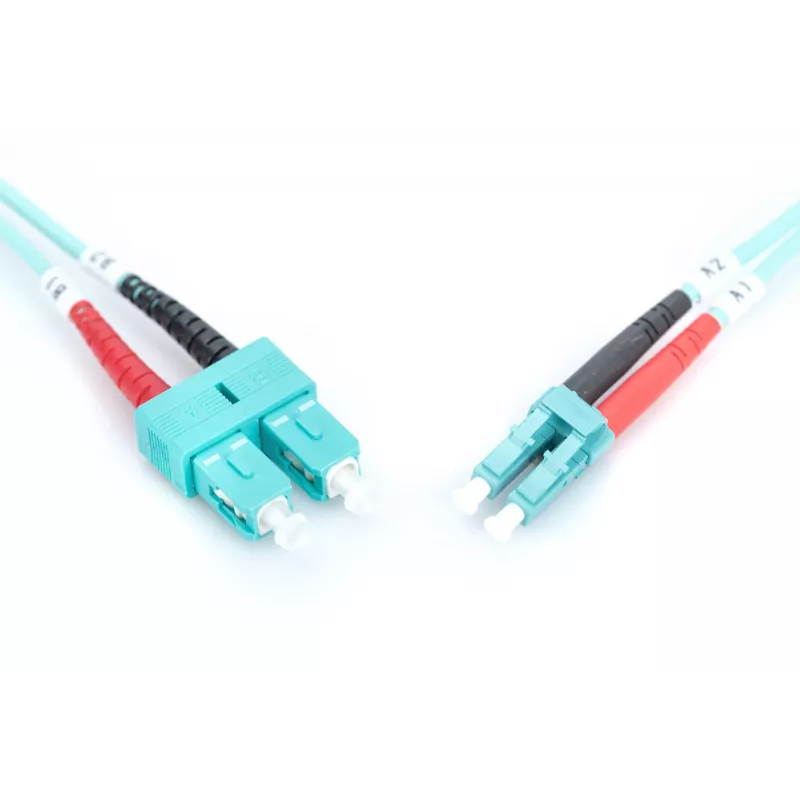 Kabel światłowodowy krosowy Digitus OM3 LC/SC 1m