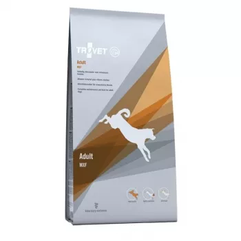 Sucha karma dla psa TROVET Adult MXF Poultry 12,5 kg — kompletna karma dla psów dorosłych, 25% białka, 15% tłuszczu