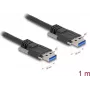 Kabel USB DeLOCK 80997 USB 3.2 Gen 1 1 m USB A Czarny