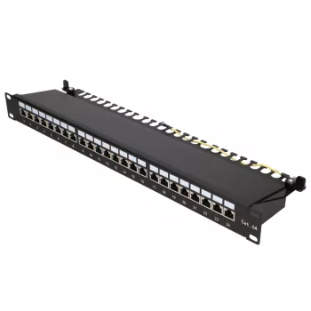 Patch Panel - Extralink CAT6A STP, 24 porty