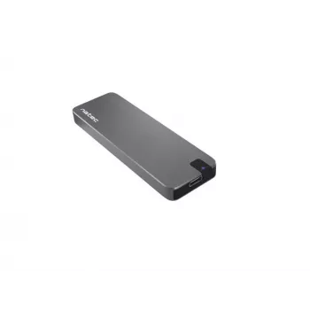 SSD enclosure NATEC Rhino M.2 NVMe Czarna 2 TB USB Type-C, M.2 NVMe, USB 3.1 Gen 2, obsługuje 30 mm