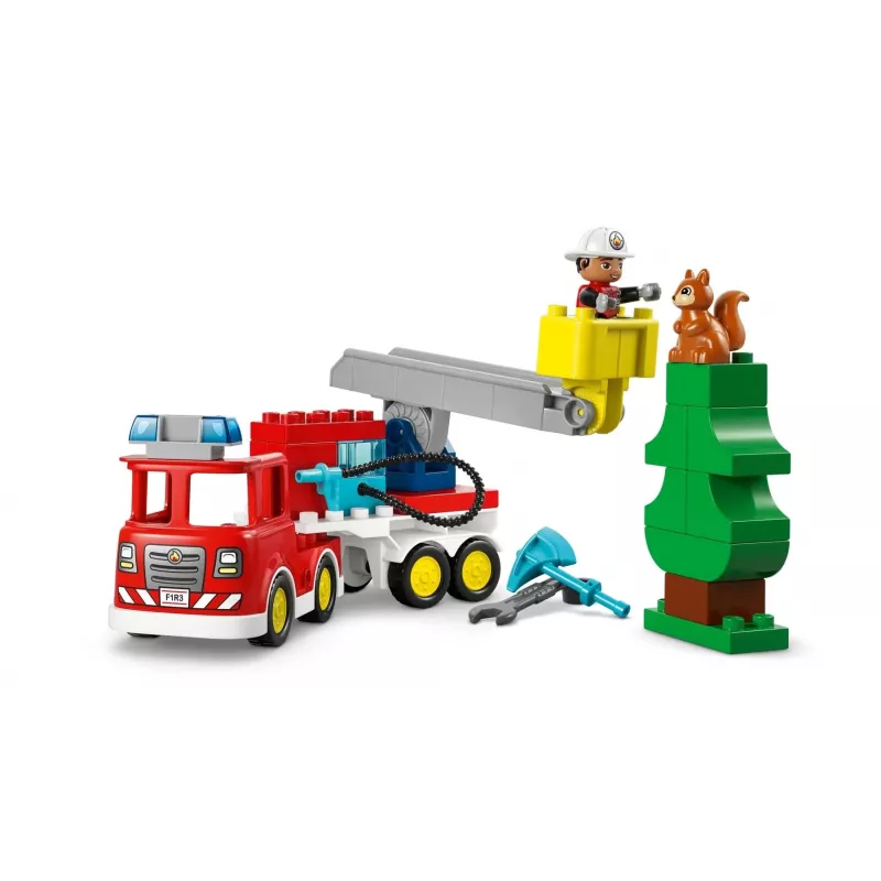 LEGO DUPLO 10473 Wóz strażacki z wężem i strażakiem