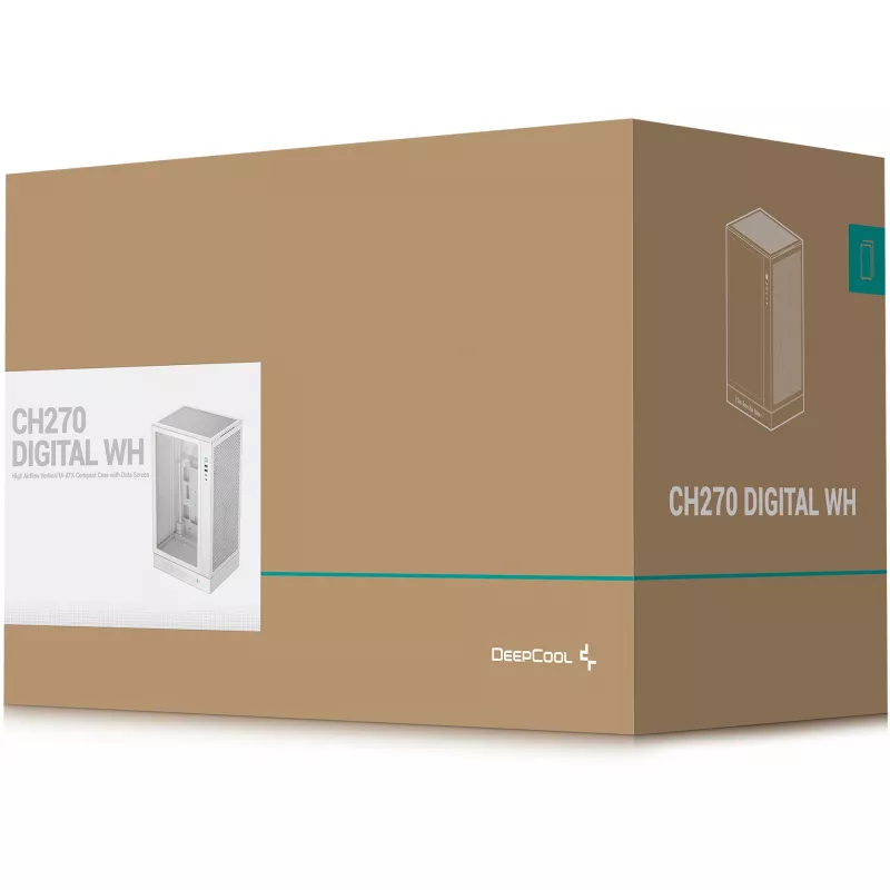 Obudowa DeepCool CH270 WH (R-CH270-WHNDM0-G-1)