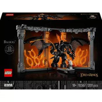 LEGO ICONS 10367 Władca Pierścieni: Balrog Book Nook
